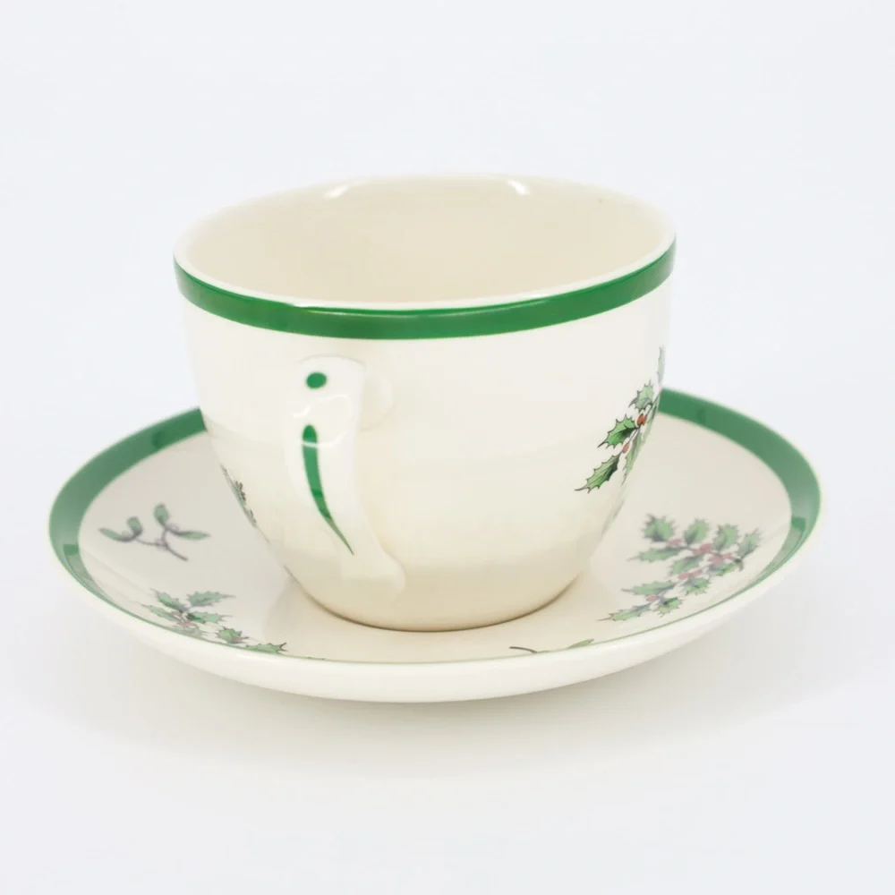VTG Spode Christmas Tree Tea Cup + Saucer‎ England
